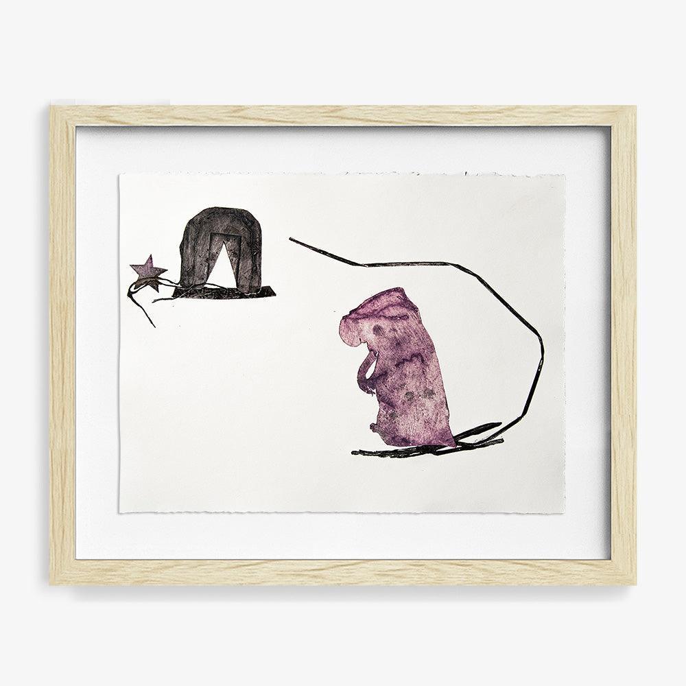 Hunched Woman With Star
