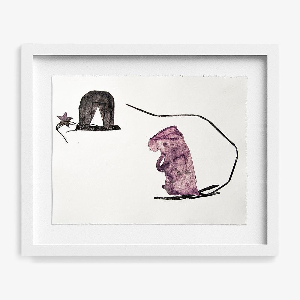 Hunched Woman With Star