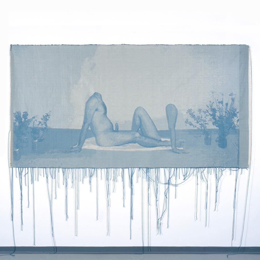 I thought you'd feel warm after the swim, Textile  by  I thought you'd feel warm after the swim Tappan