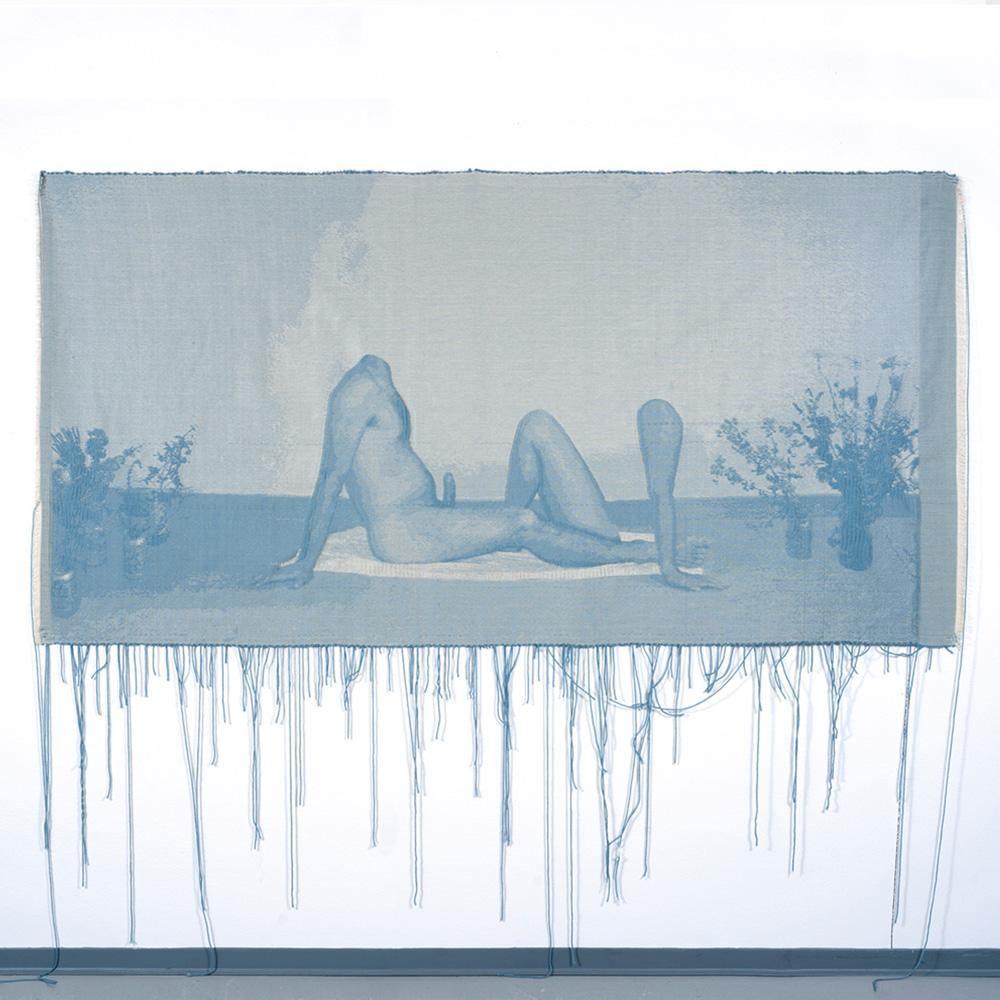 I thought you'd feel warm after the swim, Textile  by  I thought you'd feel warm after the swim Tappan