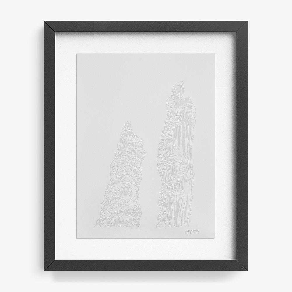 Lechuguilla Columns, Print  by  Lechuguilla Columns Tappan