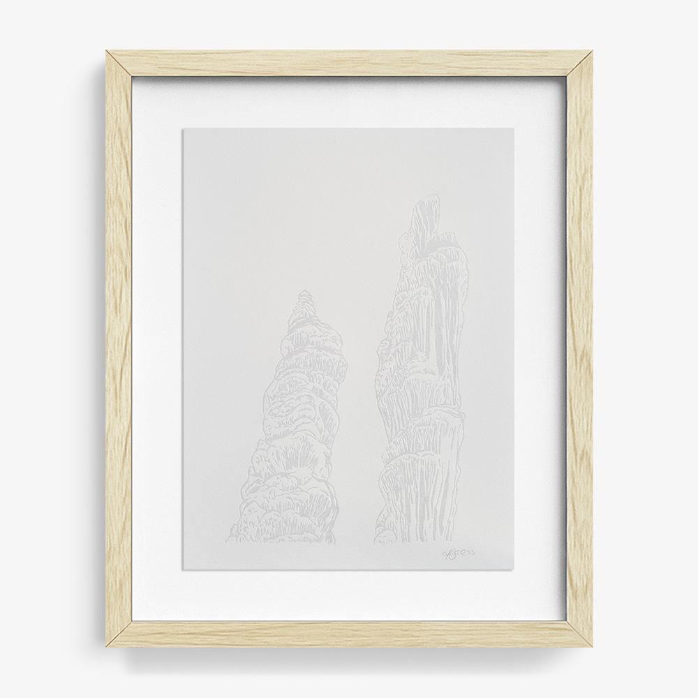 Lechuguilla Columns, Print  by  Lechuguilla Columns Tappan