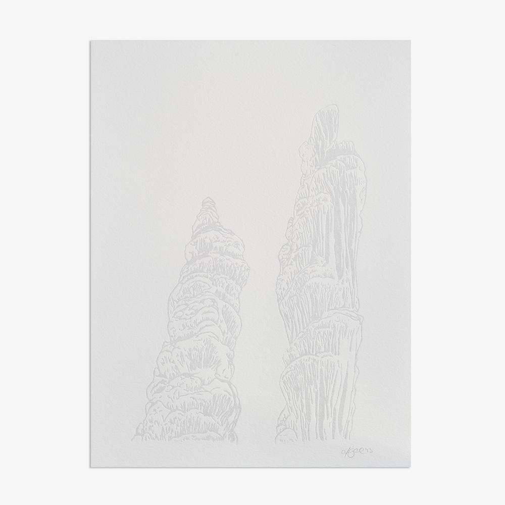 Lechuguilla Columns, Print  by  Lechuguilla Columns Tappan