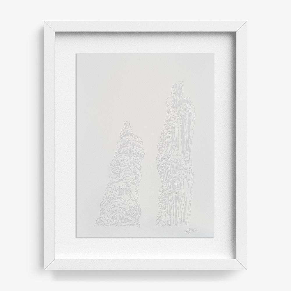 Lechuguilla Columns, Print  by  Lechuguilla Columns Tappan