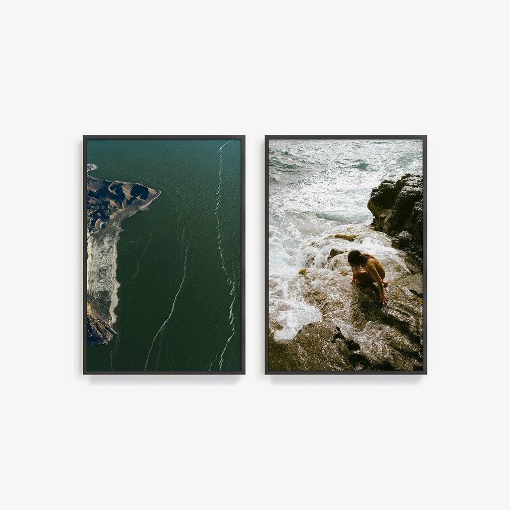 Mono Lake & Côte Est | Diptych, Photograph  by  Mono Lake & Côte Est | Diptych Tappan