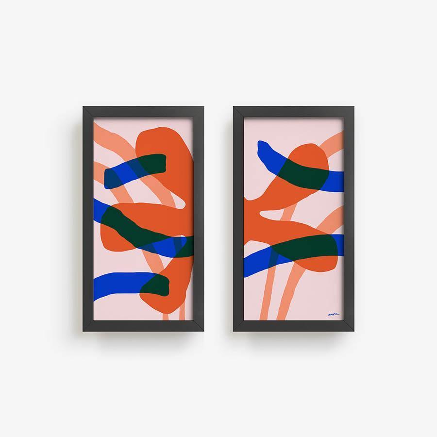 Algae 01 | Diptych, Print  by  Algae 01 | Diptych Tappan