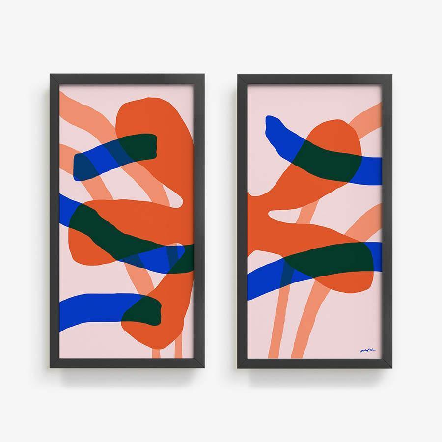 Algae 01 | Diptych, Print  by  Algae 01 | Diptych Tappan