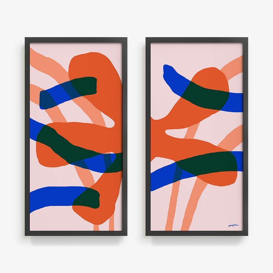 Algae 01 | Diptych, Print  by  Algae 01 | Diptych Tappan