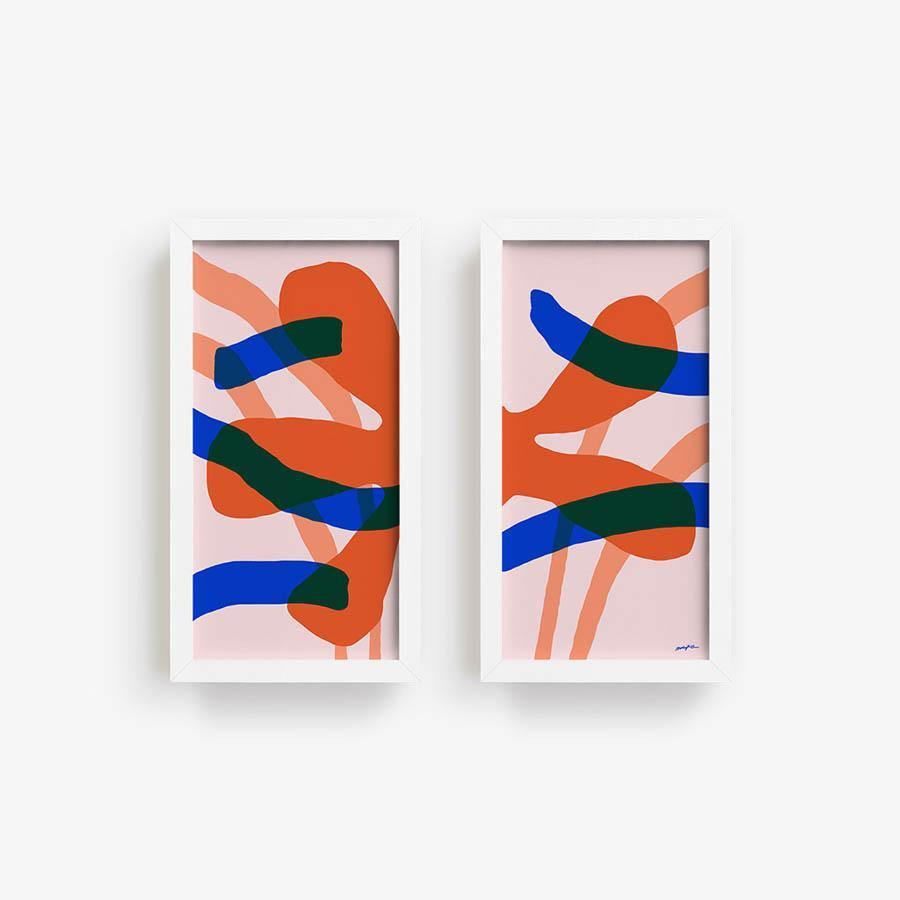 Algae 01 | Diptych, Print  by  Algae 01 | Diptych Tappan