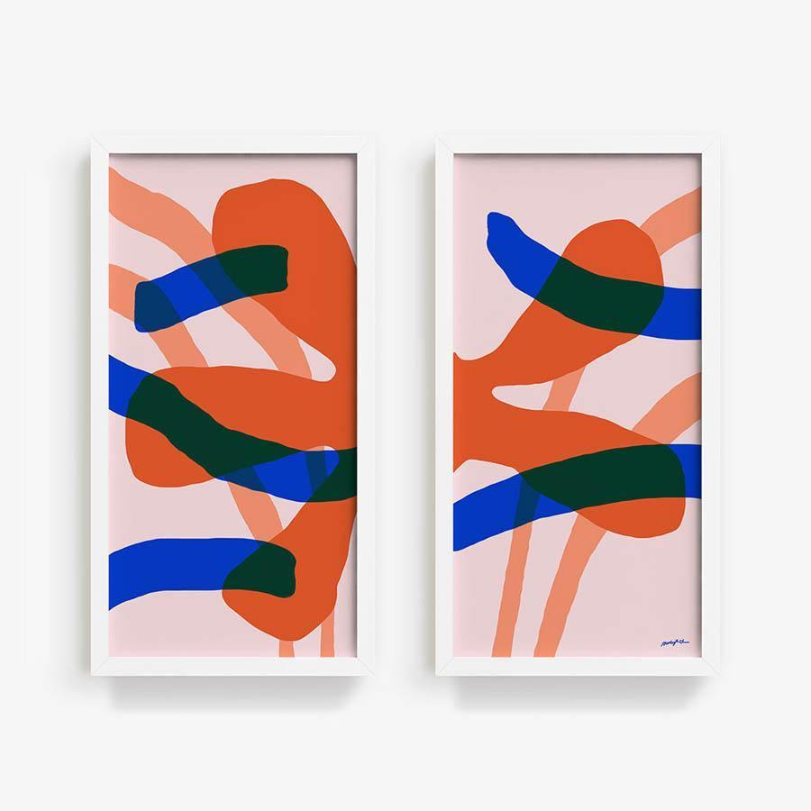 Algae 01 | Diptych, Print  by  Algae 01 | Diptych Tappan