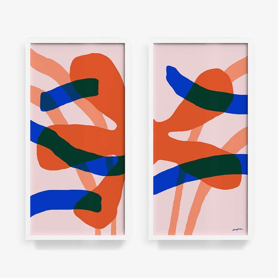 Algae 01 | Diptych, Print  by  Algae 01 | Diptych Tappan