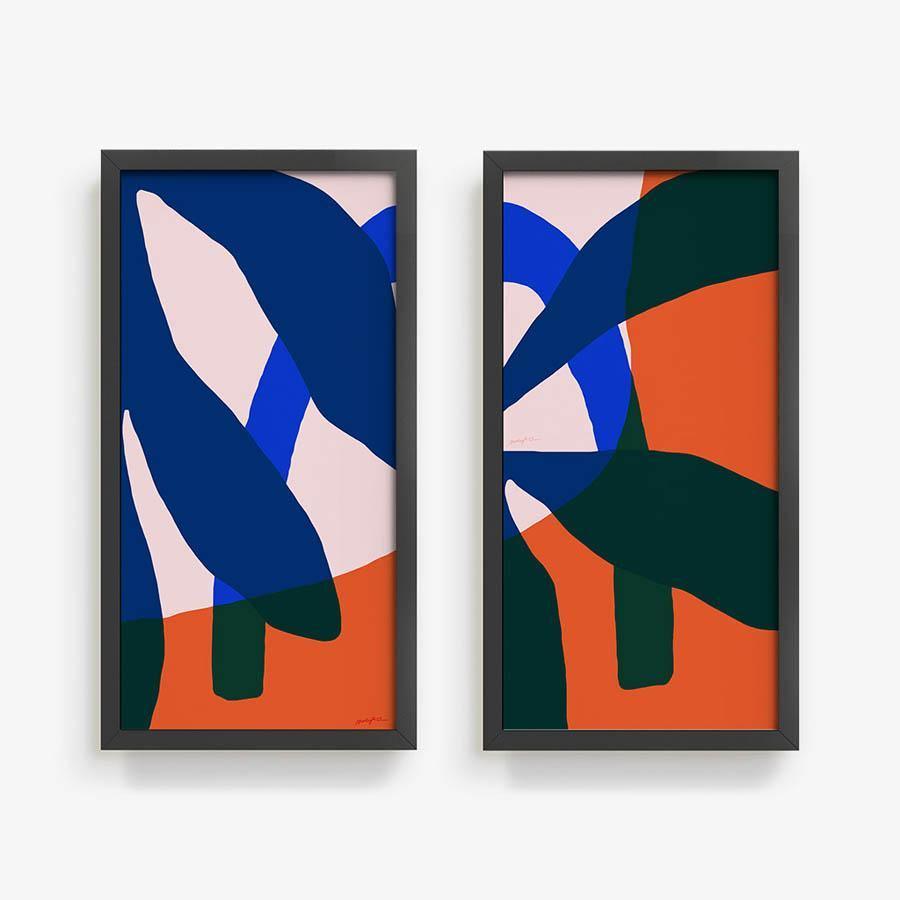 Algae 02 | Diptych, Print  by  Algae 02 | Diptych Tappan