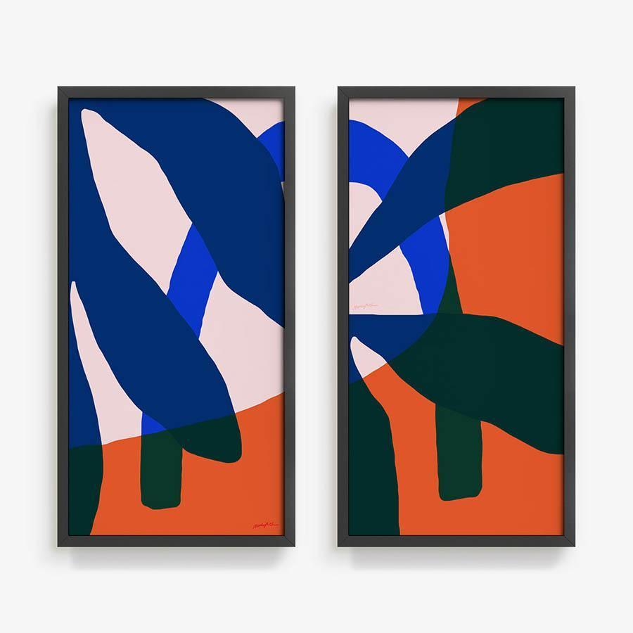 Algae 02 | Diptych, Print  by  Algae 02 | Diptych Tappan