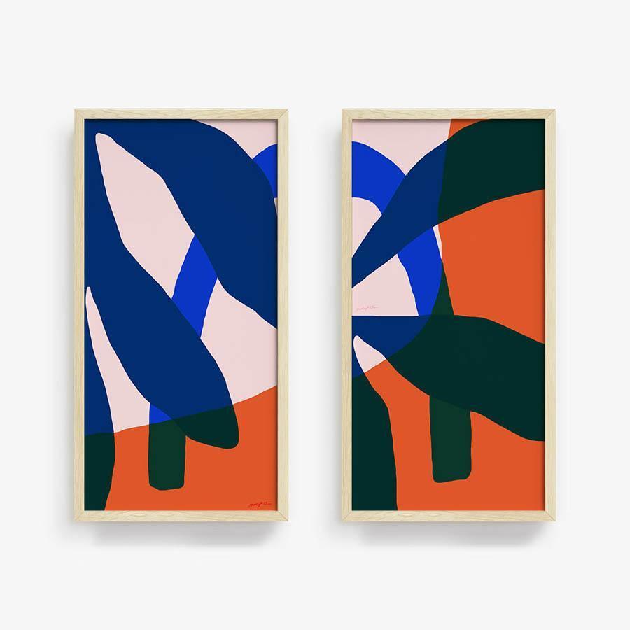 Algae 02 | Diptych, Print  by  Algae 02 | Diptych Tappan