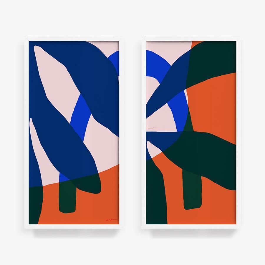 Algae 02 | Diptych, Print  by  Algae 02 | Diptych Tappan