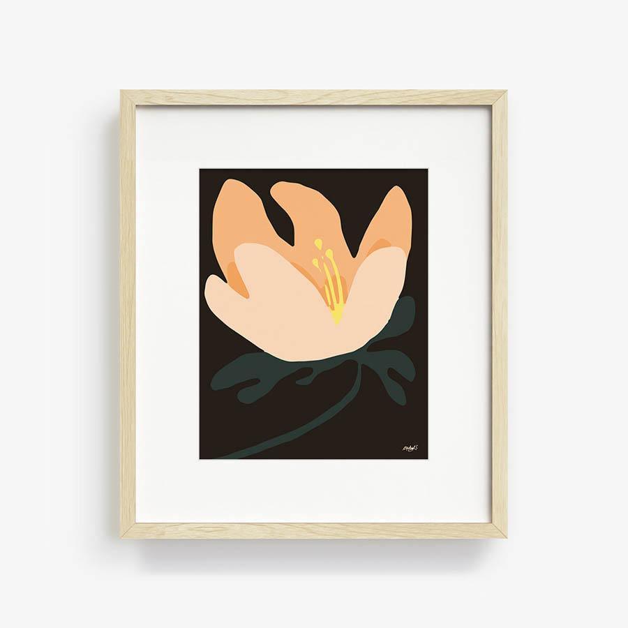 Melancholy Bloom, Print  by  Melancholy Bloom Tappan