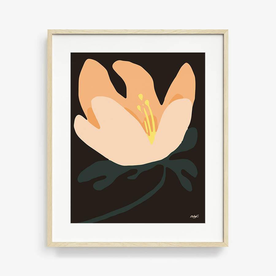 Melancholy Bloom, Print  by  Melancholy Bloom Tappan