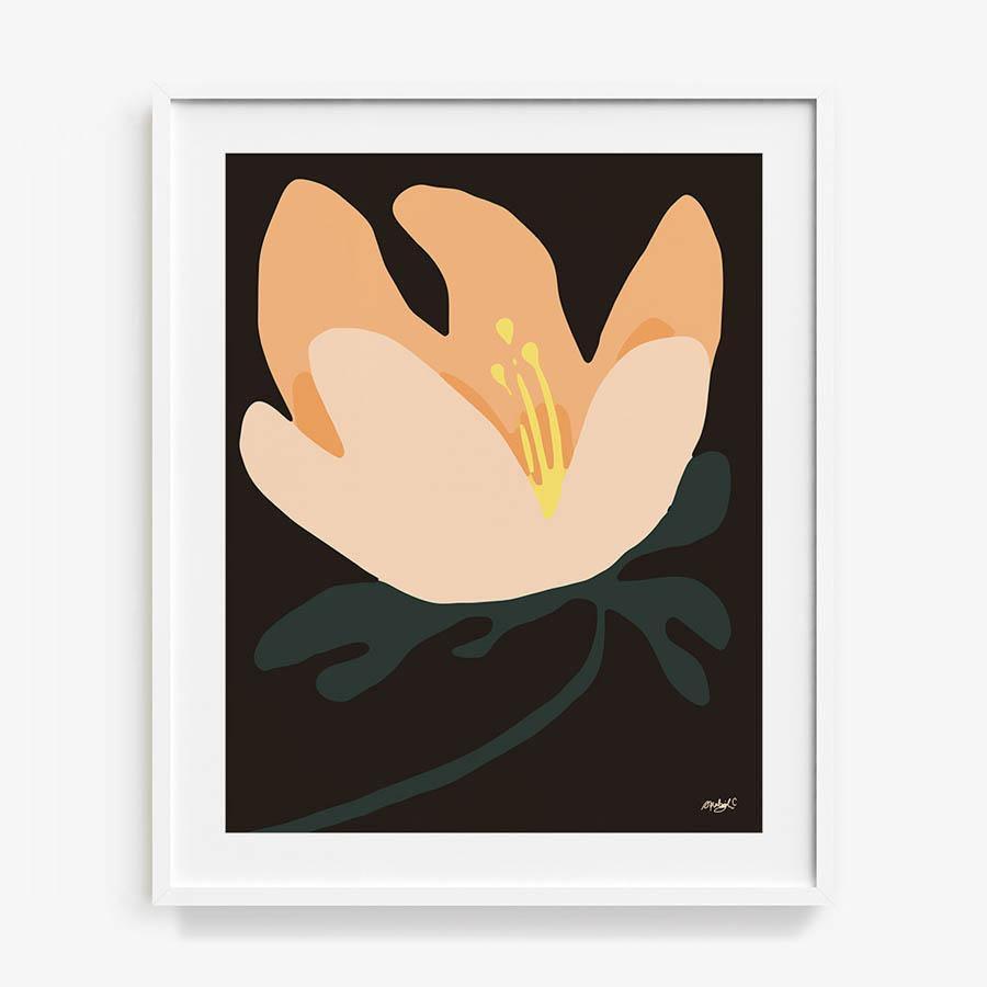 Melancholy Bloom, Print  by  Melancholy Bloom Tappan
