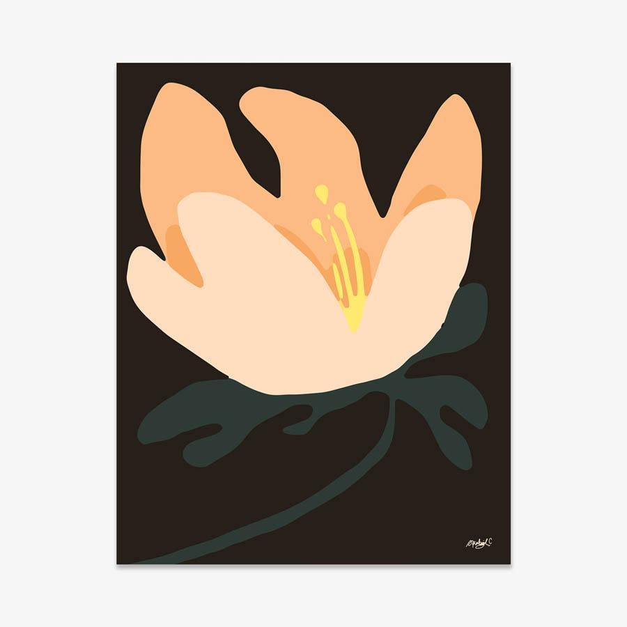 Melancholy Bloom, Print  by  Melancholy Bloom Tappan