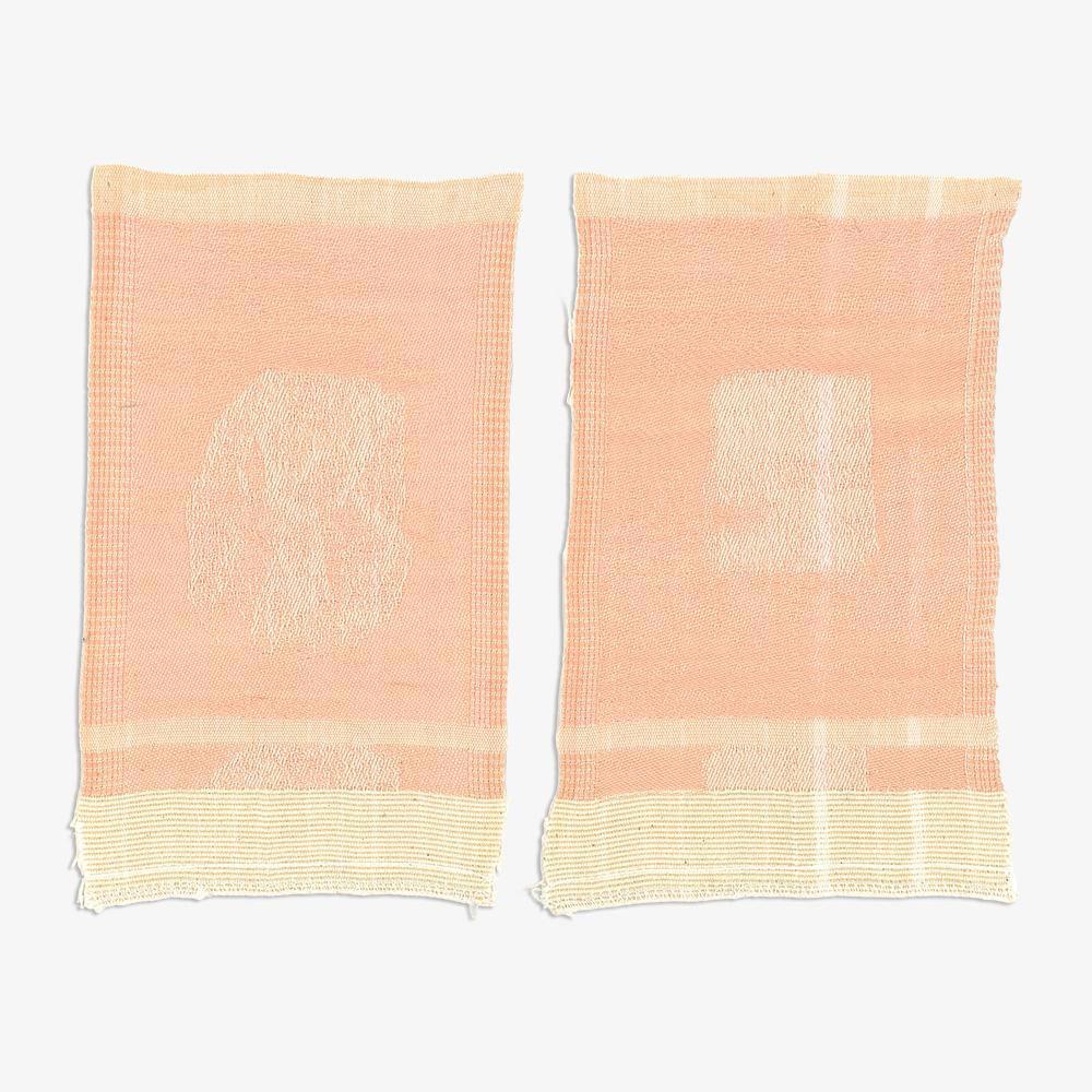 Gauze #17 & #18 (Diptych), Textile  by  Gauze #17 & #18 (Diptych) Tappan