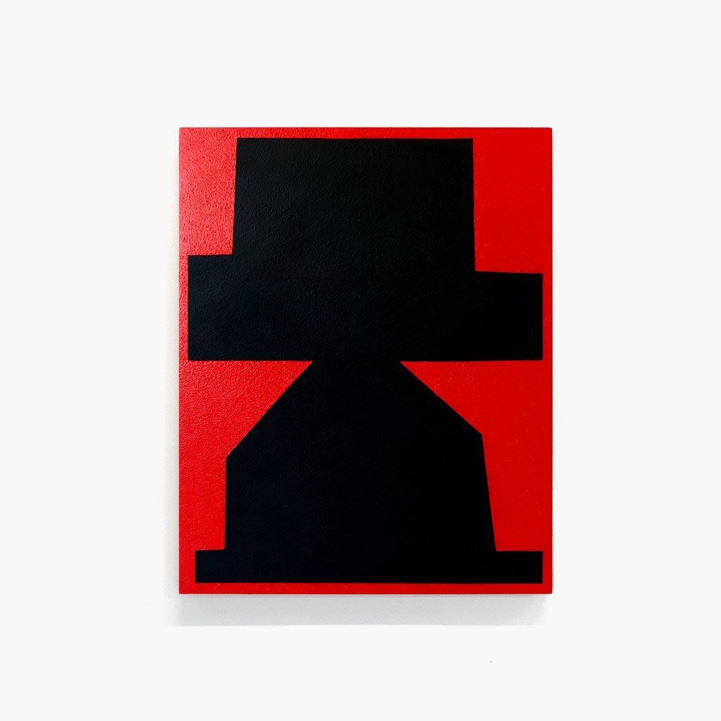 Black on Red II, Painting  by  Black on Red II Tappan