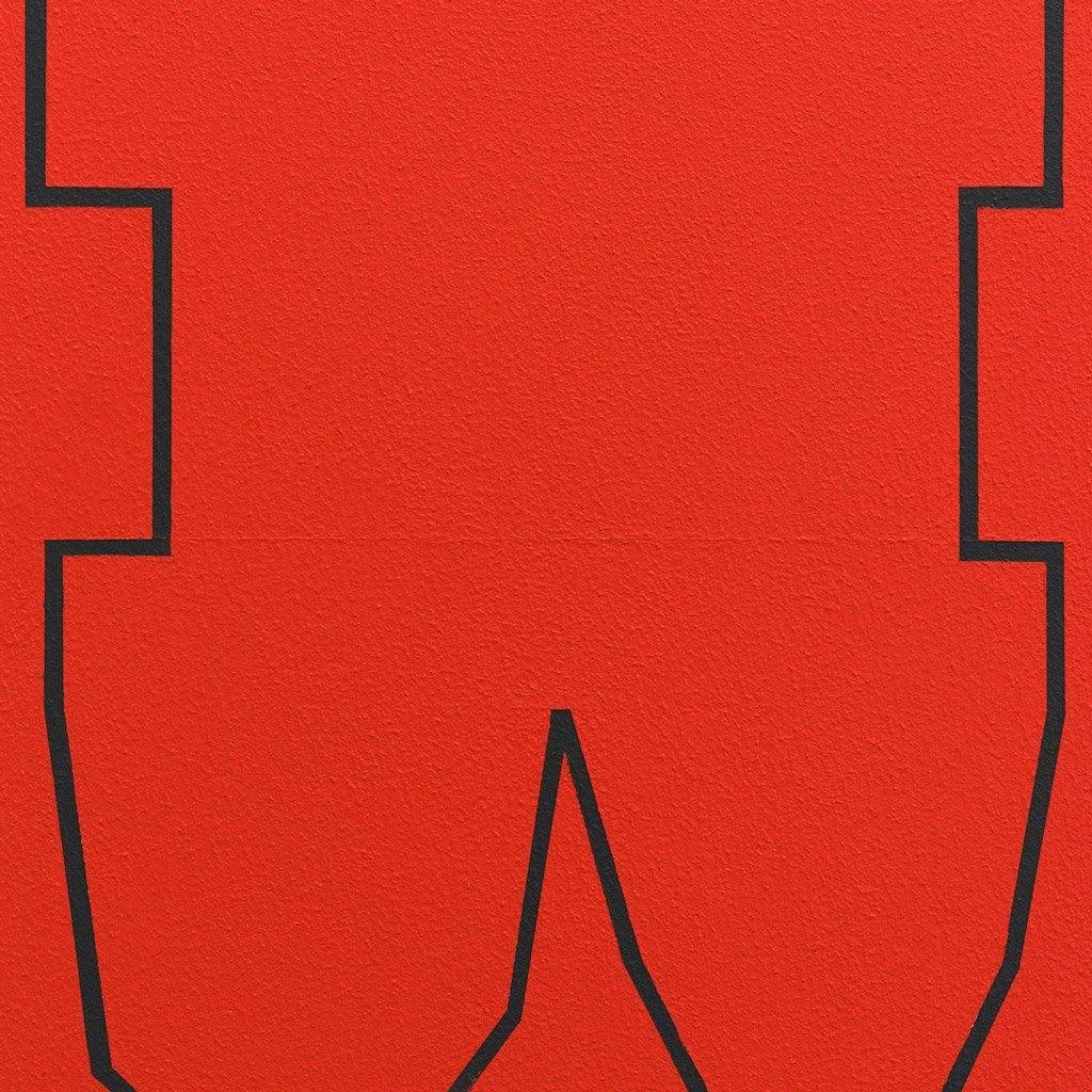 Black on Red III, Painting  by  Black on Red III Tappan