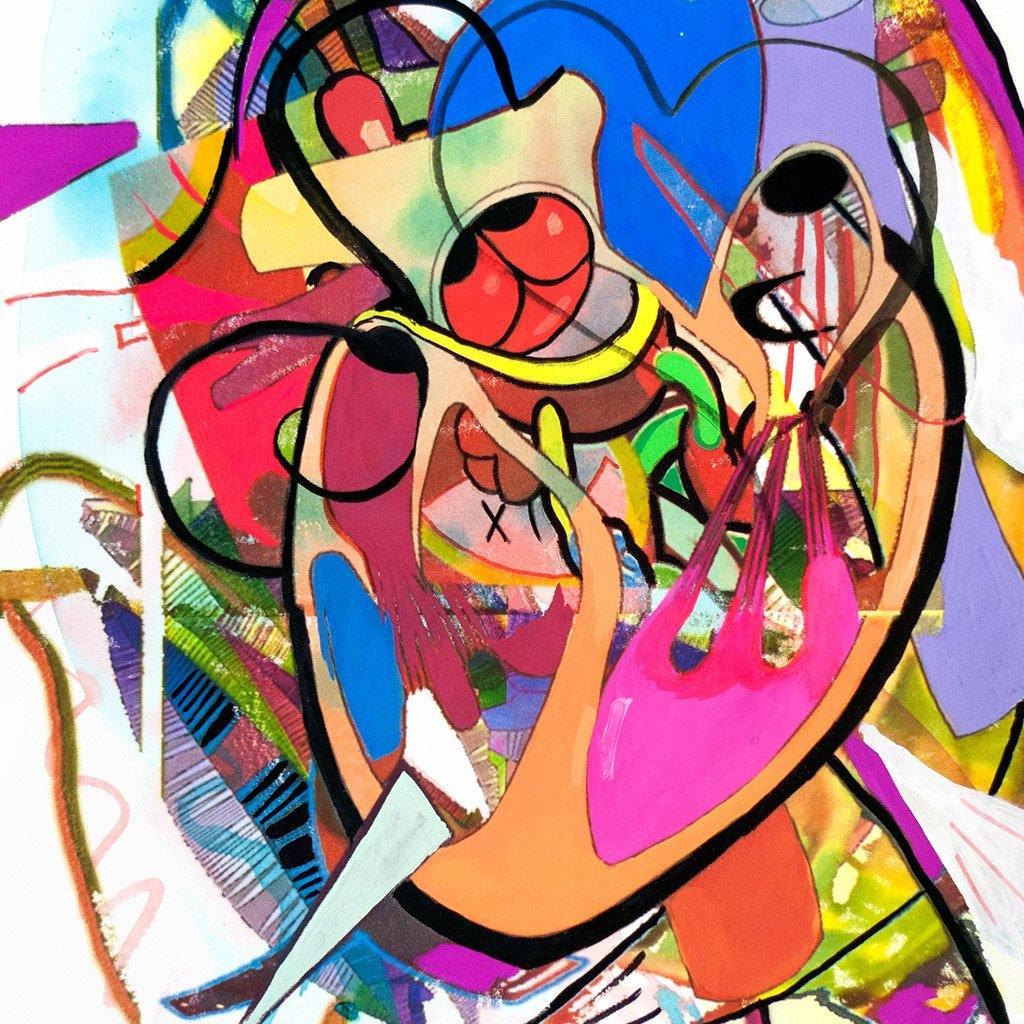 Painting by Rives Granade