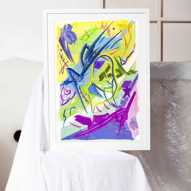 Painting by Rives Granade