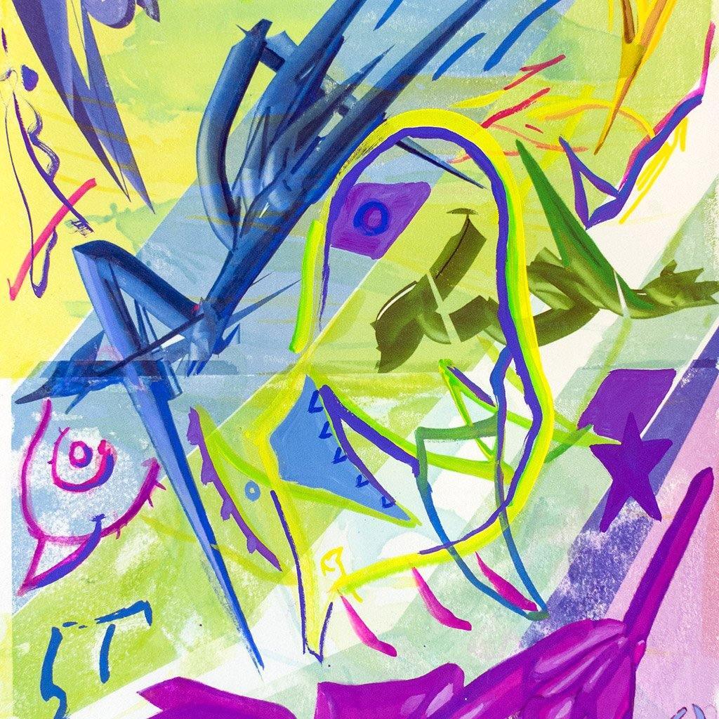 Painting by Rives Granade