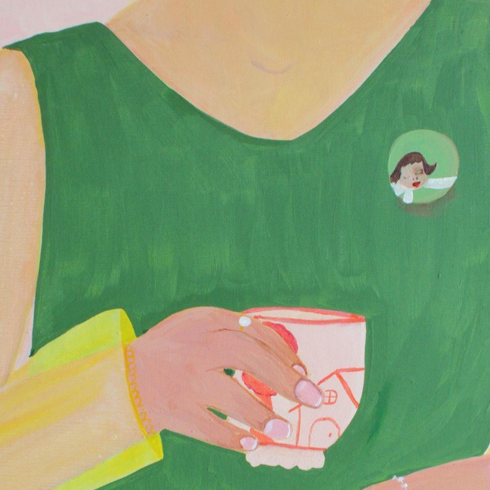 Painting by Johanna Tagada Hoffbeck