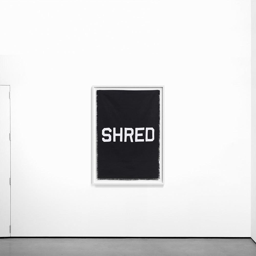 Shred Black , Textile by Shred Black Tappan