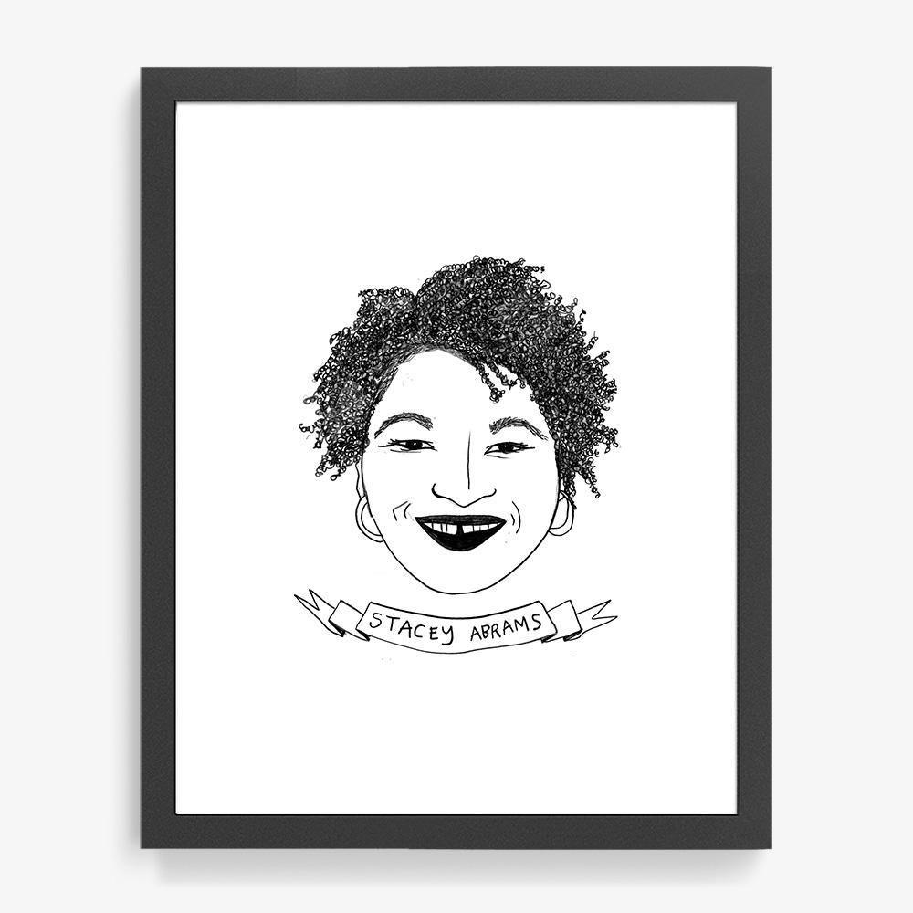 Stacey Abrams, Print  by  Stacey Abrams Tappan