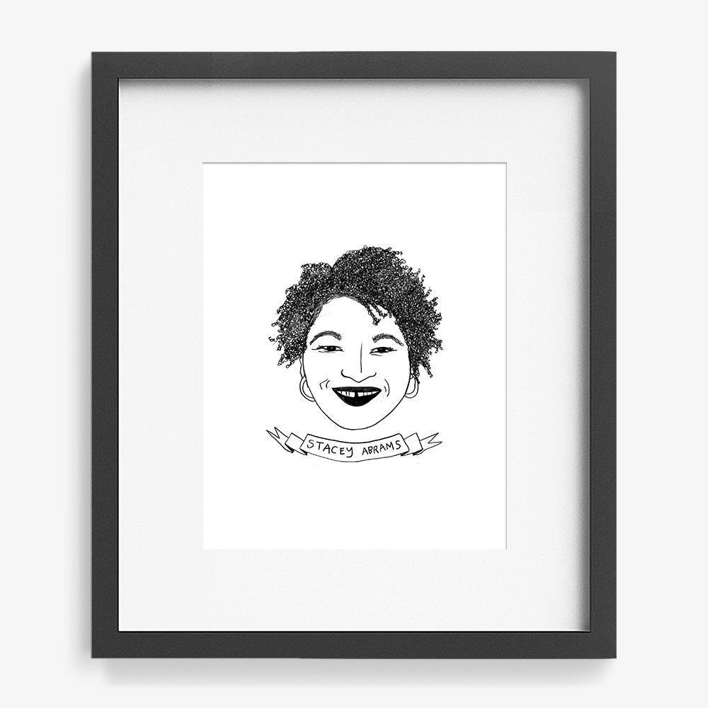 Stacey Abrams, Print  by  Stacey Abrams Tappan