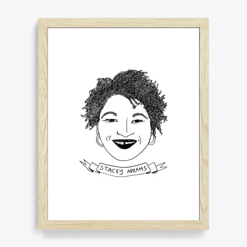 Stacey Abrams, Print  by  Stacey Abrams Tappan