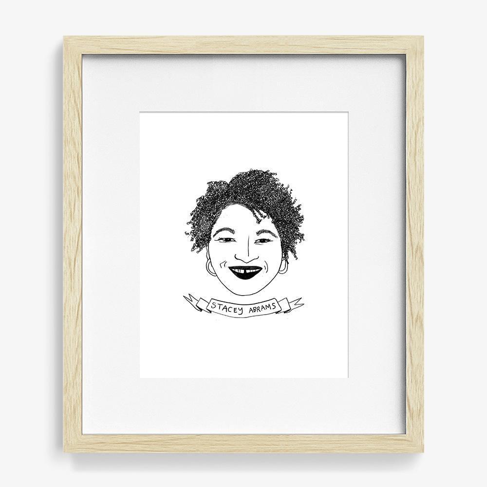 Stacey Abrams, Print  by  Stacey Abrams Tappan