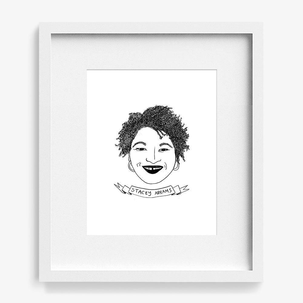 Stacey Abrams, Print  by  Stacey Abrams Tappan