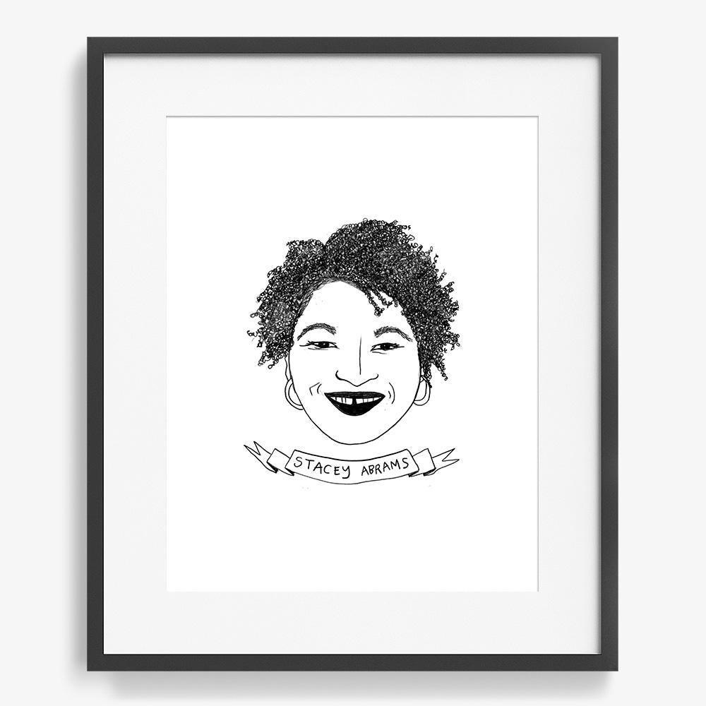 Stacey Abrams, Print  by  Stacey Abrams Tappan