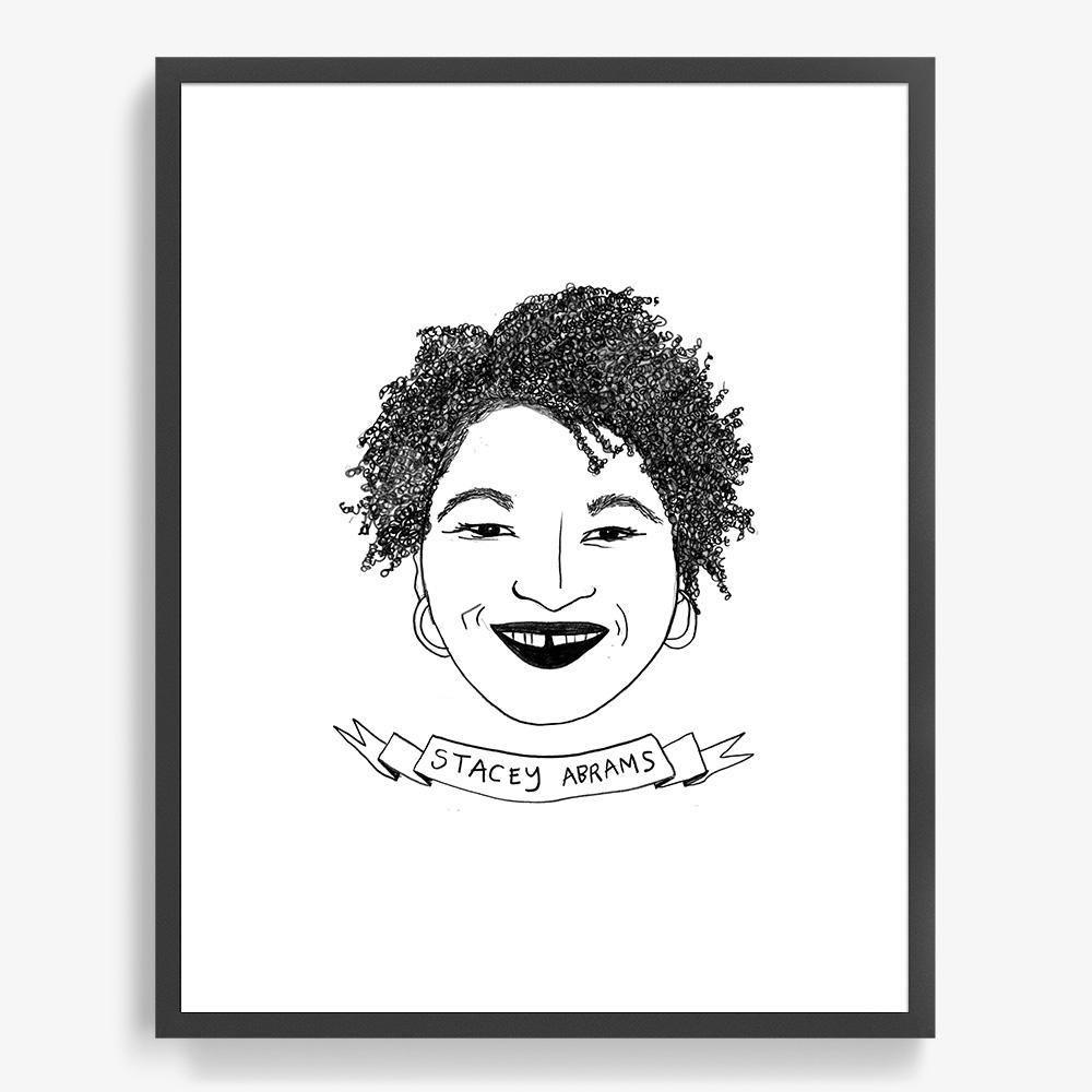 Stacey Abrams, Print  by  Stacey Abrams Tappan