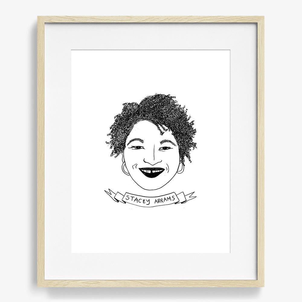 Stacey Abrams, Print  by  Stacey Abrams Tappan