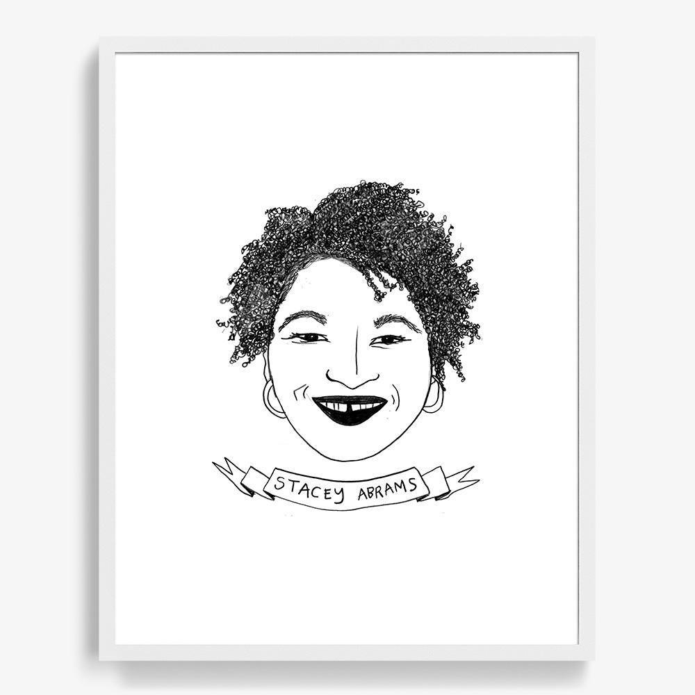 Stacey Abrams, Print  by  Stacey Abrams Tappan