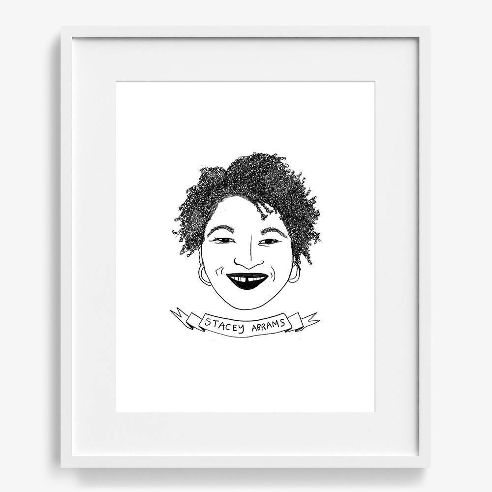 Stacey Abrams, Print  by  Stacey Abrams Tappan