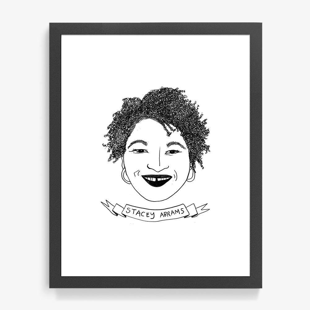 Stacey Abrams, Print  by  Stacey Abrams Tappan