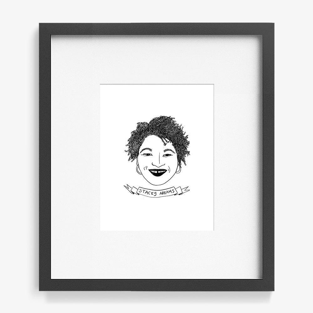 Stacey Abrams, Print  by  Stacey Abrams Tappan