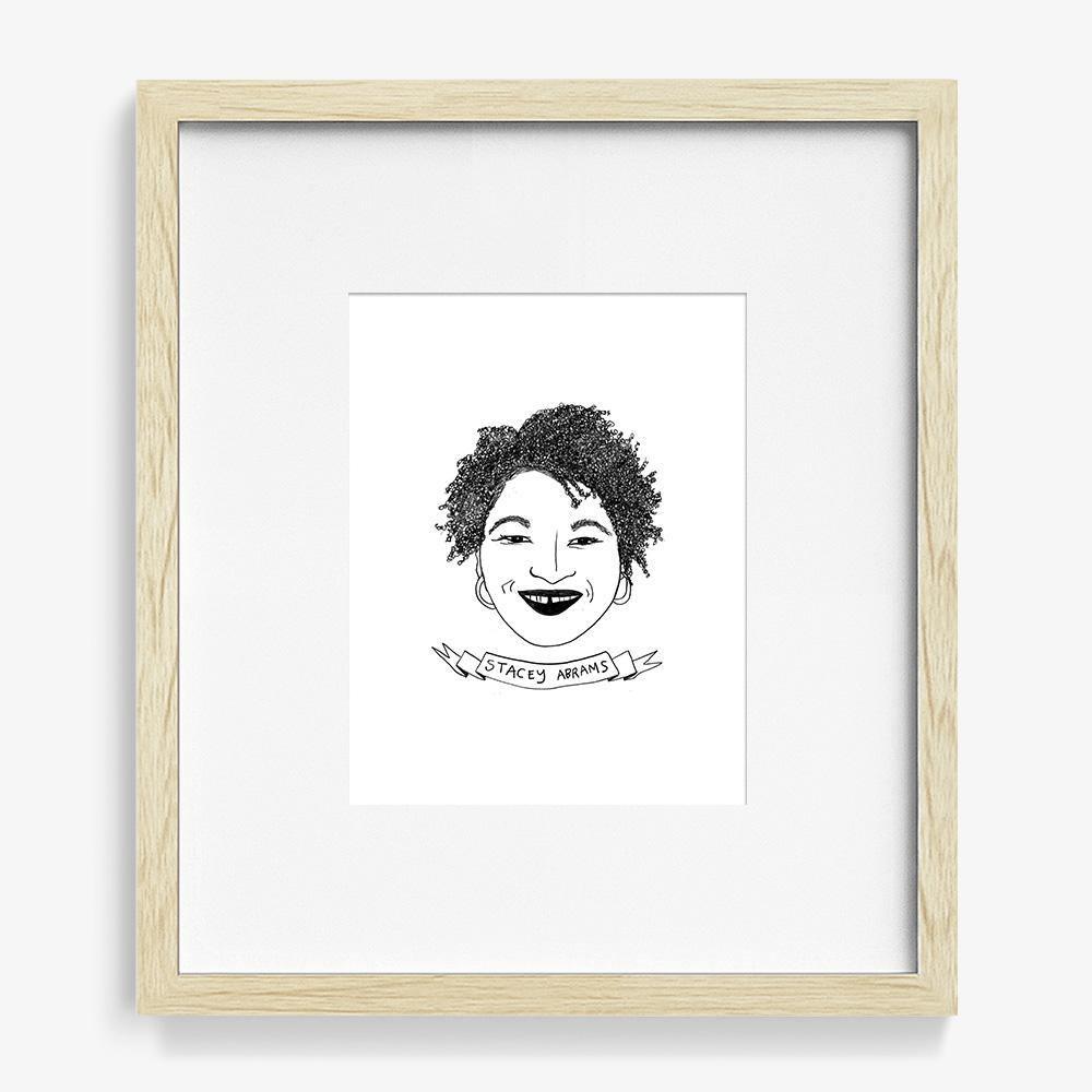 Stacey Abrams, Print  by  Stacey Abrams Tappan