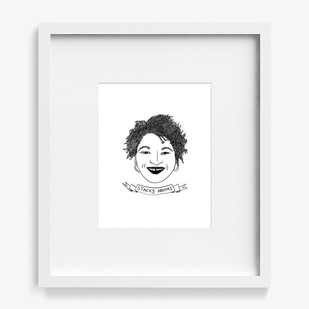 Stacey Abrams, Print  by  Stacey Abrams Tappan