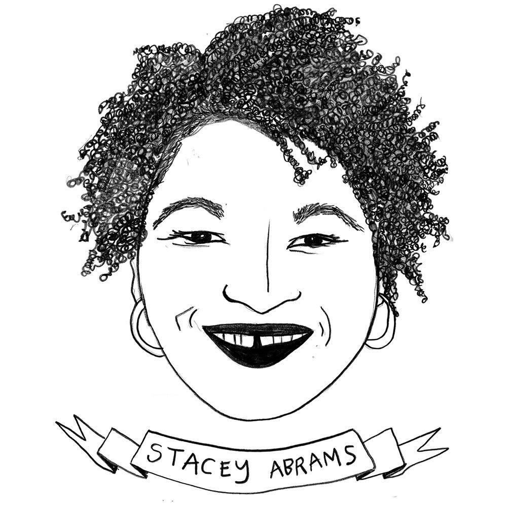 Stacey Abrams, Print  by  Stacey Abrams Tappan