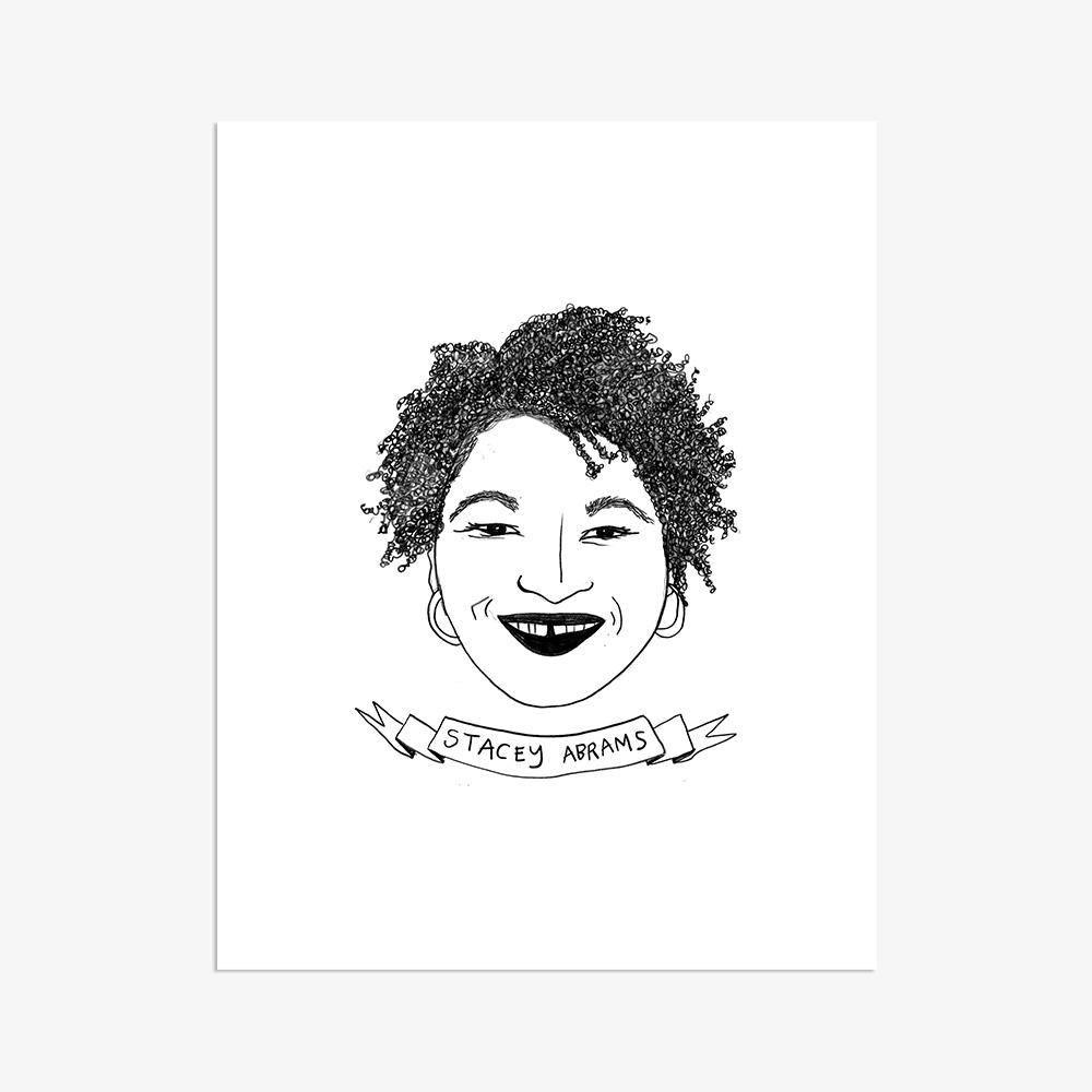 Stacey Abrams, Print  by  Stacey Abrams Tappan