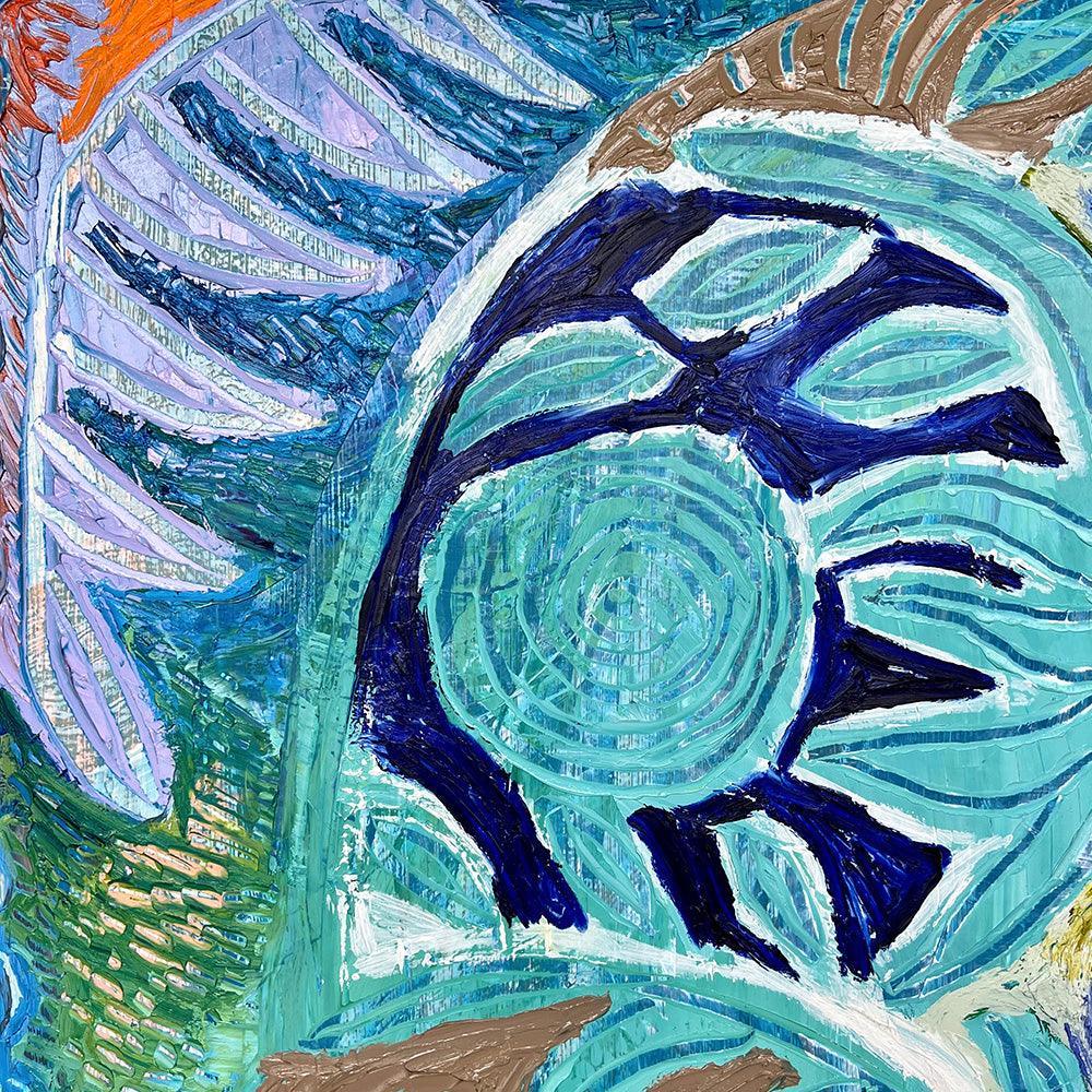 Painting by Hannah Carrick