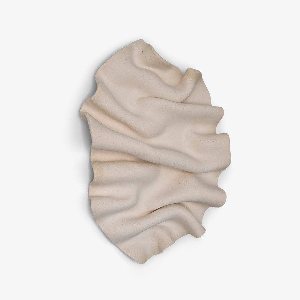 Wave Wall Sculpture (Butter)