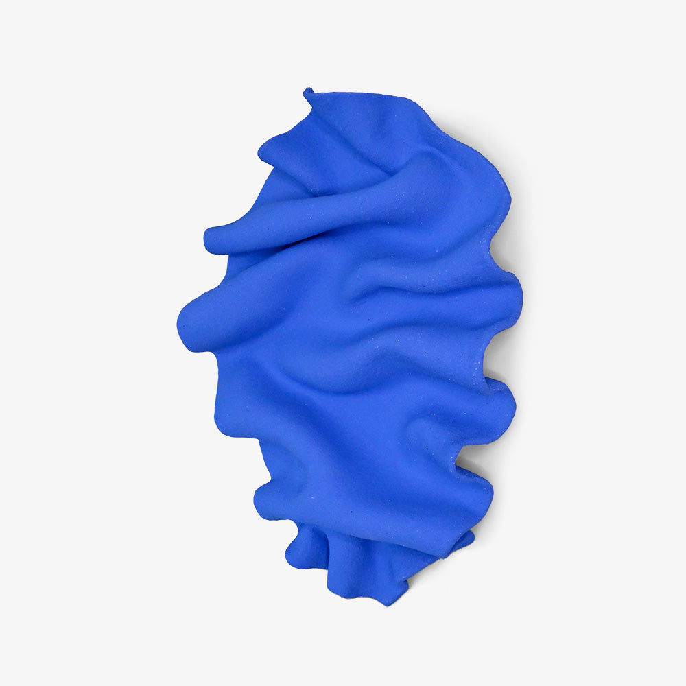 Wave Wall Sculpture (Cobalt)